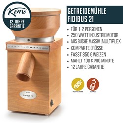 Zeige Details für Getreidemühle Fidibus 21 Bild von Getreidemühle Fidibus 21