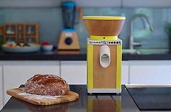 Bild von Getreidemühle KoMoMio Elektrisch gelb