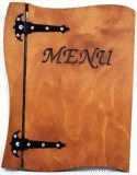 Bild von Menukarte-Holz originelle Präsentation ihrer Speisen