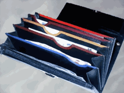 Zeige Details für Kellnerbörse mit farbigen Fächern und Easy-Touch-Zugriff Bild von Kellnerbörse mit farbigen Fächern und Easy-Touch-Zugriff