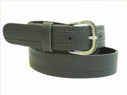 Bild von A-Class Ledergürtel mit Schnalle schwarz 3.8cm