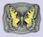 Bild von Gürtelschnalle Schmetterling Gelb