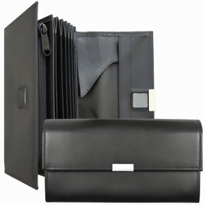 Bild von Service-Portemonnaie Set schwarz mit Magnetverschluss Megasetpreis