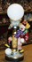 Bild von Clown mit Lampe Holzgeschnitzt handbemalt 25cm, Bild 1