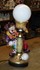 Bild von Clown mit Lampe Holzgeschnitzt handbemalt 25cm, Bild 2