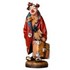 Bild von Clown mit Koffer Holzgeschnitzt handbemalt 60cm ein Prachtstück., Bild 1