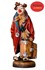 Bild von Clown mit Koffer Holzgeschnitzt handbemalt 60cm ein Prachtstück., Bild 3