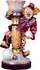 Bild von Clown mit Lampe Holzgeschnitzt handbemalt 25cm, Bild 5
