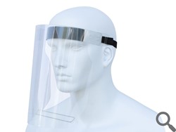 Zeige Details für Gesichtsvisier mit Gummiband mit Grössenverstellung. ( Schutzmaske ) Bild von Gesichtsvisier mit Gummiband mit Grössenverstellung. ( Schutzmaske )
