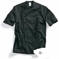 Zeige Details für Koch-Jacke schwarz halbarm Bild von Koch-Jacke schwarz halbarm